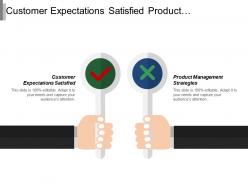 Customer expectations satisfied product management strategies product differentiation