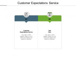 Customer expectations service ppt powerpoint presentation slides smartart cpb