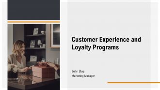 Customer Experience And Loyalty Programs PPT Summary AT