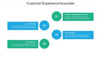 Customer experience associate ppt powerpoint presentation gallery skills cpb