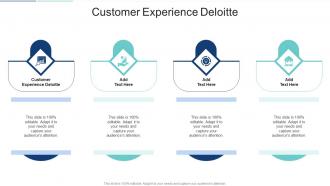 Customer Experience Deloitte In Powerpoint And Google Slides Cpb