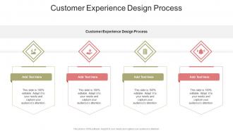 Customer Experience Design Process In Powerpoint And Google Slides Cpb