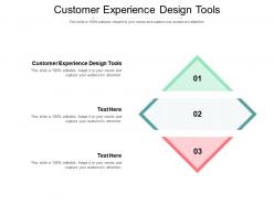 Customer experience design tools ppt powerpoint presentation portfolio smartart cpb
