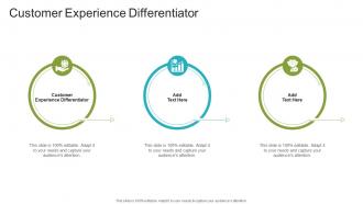 Customer Experience Differentiator In Powerpoint And Google Slides Cpb