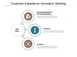 Customer experience innovation banking ppt powerpoint presentation infographics graphics cpb