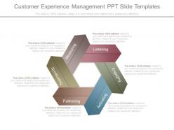 Customer Experience Management Ppt Slide Templates