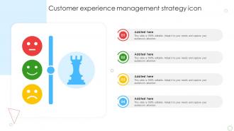Customer Experience Management Strategy Icon