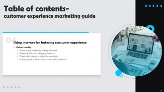 Customer Experience Marketing Guide Powerpoint Presentation Slides MKT CD V Image Appealing