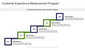Customer Experience Measurement Program In Powerpoint And Google Slides Cpb