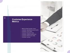 Customer Experience Metrics Ppt Powerpoint Presentation Summary Layout Ideas