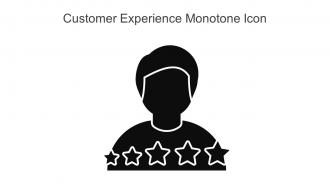 Customer Experience Monotone Icon In Powerpoint Pptx Png And Editable Eps Format