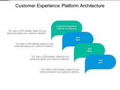 Customer experience platform architecture ppt powerpoint presentation infographics cpb