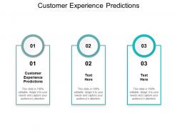 Customer experience predictions ppt powerpoint presentation inspiration background designs cpb