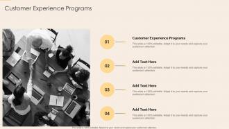 Customer Experience Programs In Powerpoint And Google Slides Cpb