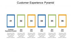 Customer experience pyramid ppt powerpoint presentation microsoft cpb