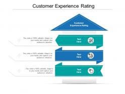 Customer experience rating ppt powerpoint presentation ideas images cpb