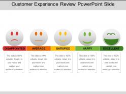 Customer experience review powerpoint slide
