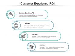 Customer experience roi ppt powerpoint presentation ideas graphics cpb