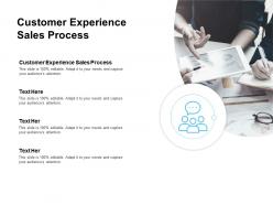 Customer experience sales process ppt powerpoint presentation styles mockup cpb