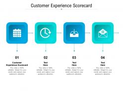 Customer experience scorecard ppt powerpoint presentation summary introduction cpb