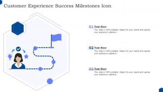 Customer Experience Success Milestones Icon