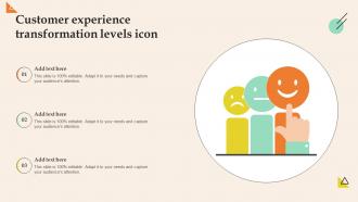 Customer Experience Transformation Levels Icon