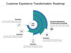 Customer experience transformation roadmap ppt powerpoint presentation outline templates cpb