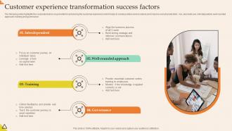 Customer Experience Transformation Success Factors