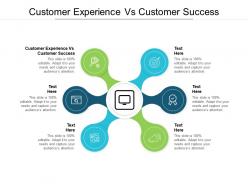 Customer experience vs customer success ppt powerpoint presentation pictures guidelines cpb