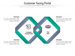 Customer facing portal ppt powerpoint presentation portfolio pictures cpb