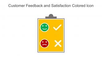 Customer Feedback And Satisfaction Colored Icon In Powerpoint Pptx Png And Editable Eps Format