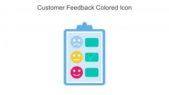 Customer Feedback Colored Icon In Powerpoint Pptx Png And Editable Eps Format