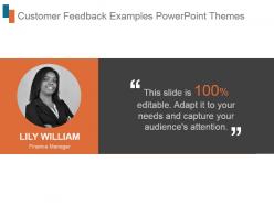 Customer feedback examples powerpoint themes