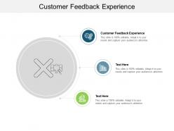 Customer feedback experience ppt powerpoint presentation icon guide cpb
