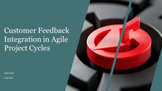 Customer Feedback Integration In Agile Project Cycles PPT Template AT