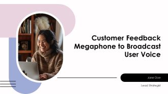 Customer Feedback Megaphone To Broadcast User Voice PPT Information AT