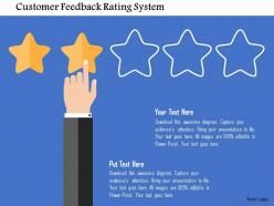 Customer Feedback Rating System Flat Powerpoint Design