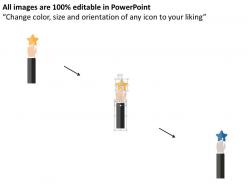 Customer feedback rating system flat powerpoint design
