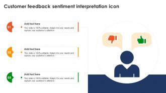 Customer Feedback Sentiment Interpretation Icon