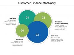 Customer finance machinery ppt powerpoint presentation icon background cpb