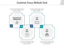 Customer focus attribute goal ppt powerpoint presentation styles background cpb