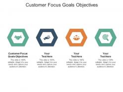 Customer focus goals objectives ppt powerpoint presentation model cpb