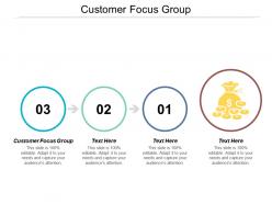Customer focus group ppt powerpoint presentation file themes cpb