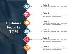 Customer focus in tqm powerpoint presentation