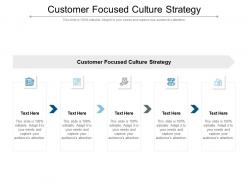 Customer focused culture strategy ppt powerpoint presentation slides introduction cpb