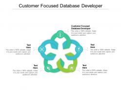 Customer focused database developer ppt powerpoint presentation layouts sample cpb