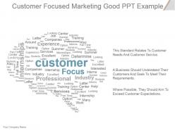 Customer focused marketing good ppt example