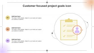 Customer Focused Project Goals Icon