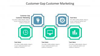 Customer gap customer marketing ppt powerpoint presentation infographic template layout cpb