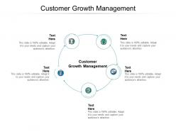 Customer growth management ppt powerpoint presentation styles background cpb